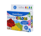 Primary Liqua-Gel® Liquid Food Coloring Kit (20 ml bottles) - 4-color Kit